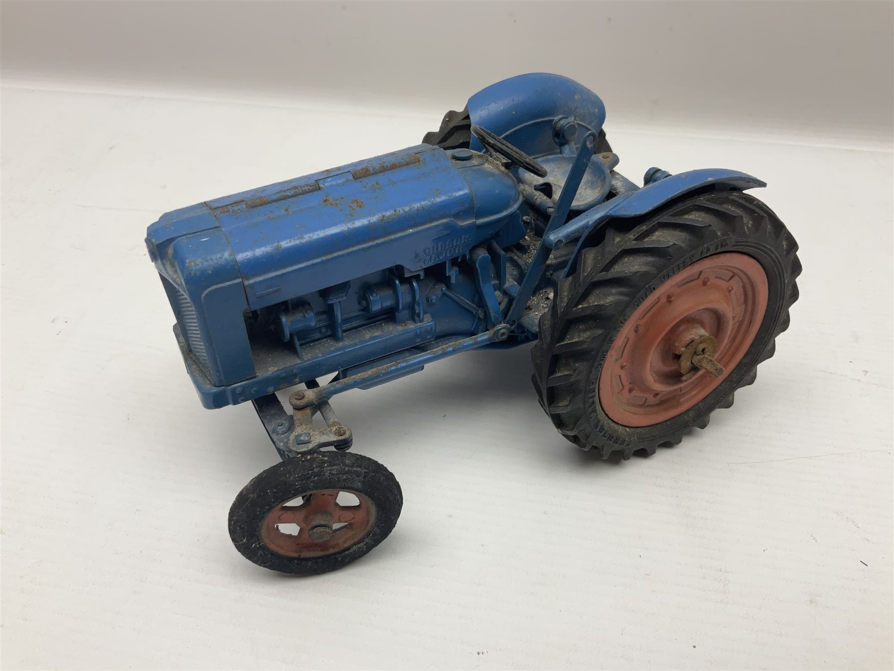 Chad Valley - two unboxed and playworn large scale Fordson tractors - No.9235 Fordson Major Tractor - Image 6 of 10