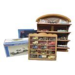 Franklin Mint 'The Classic Cars of the Fifties' collection with display rack