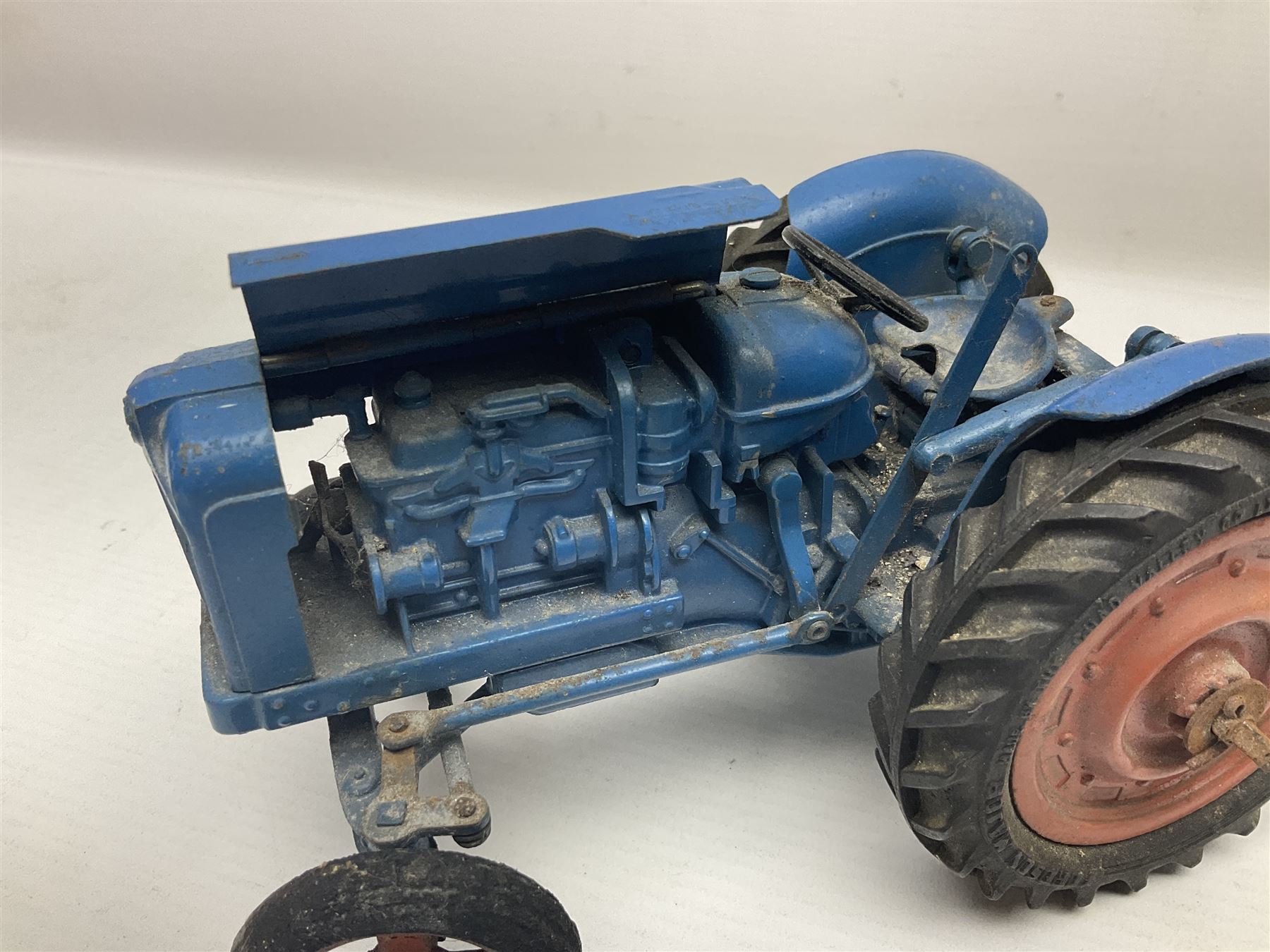 Chad Valley - two unboxed and playworn large scale Fordson tractors - No.9235 Fordson Major Tractor - Image 7 of 10
