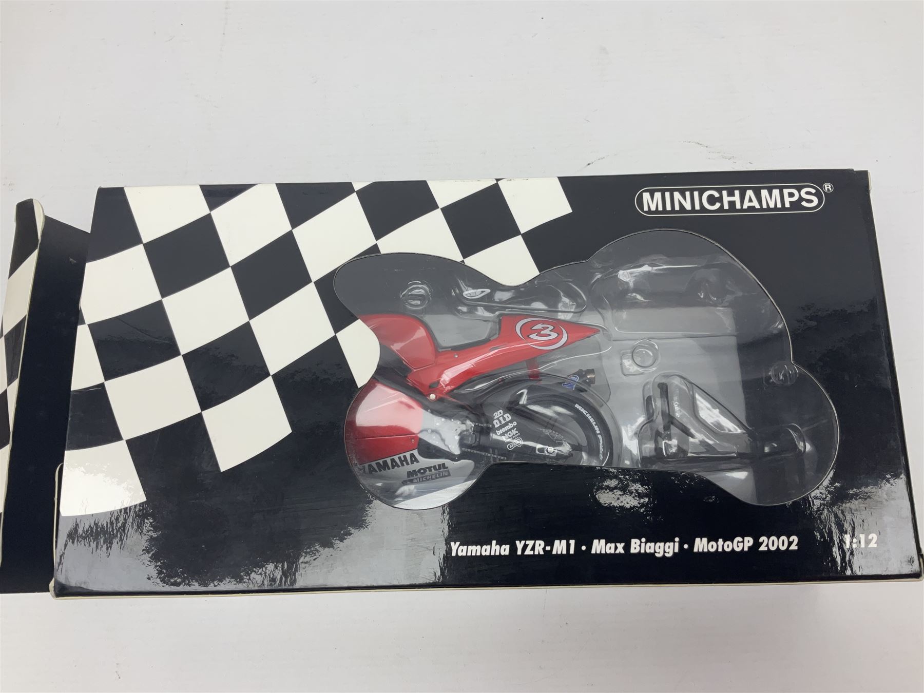 Four Minichamps 1:12 scale die-cast motorcycles - Honda RC211V Team Movistar Honda MotoGP Rider Marc - Image 9 of 12