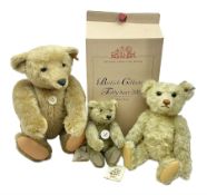 Three modern Steiff teddy bears - limited edition 'Teddy Bear 2003' No.3016/4000 H36cm; in original