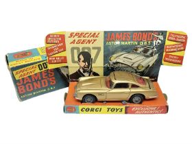 Corgi die-cast model No.261 Special Agent 007 James Bond's Aston Martin D.B.5. from the James Bond f