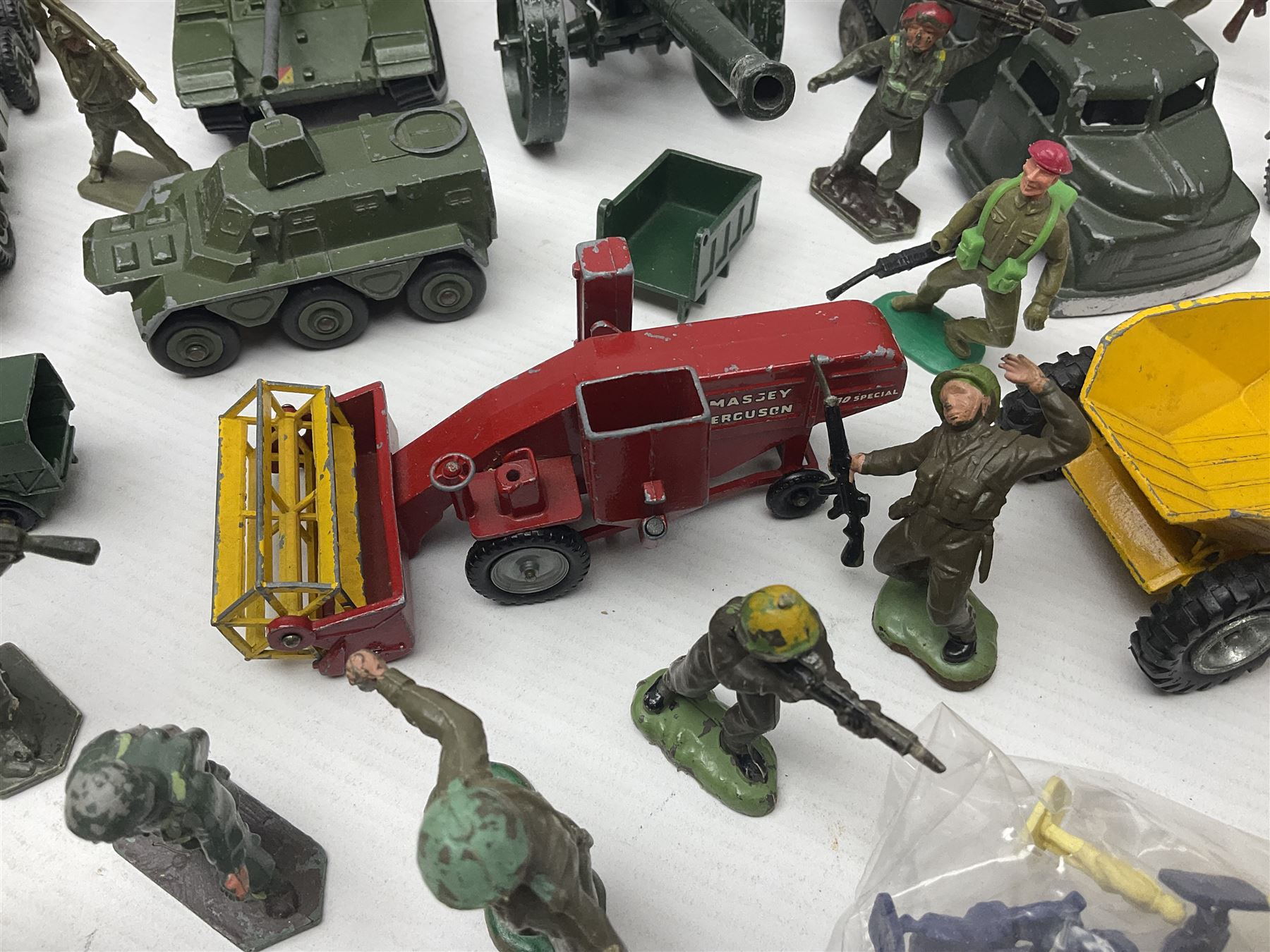 Various makers - unboxed and playworn die-cast models including Dinky Thornycroft Mighty Antar Tank - Image 14 of 15