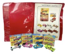 Matchbox 1-75 Series 'Superfast' ex-shop stock - eight models comprising two 62d Dragster