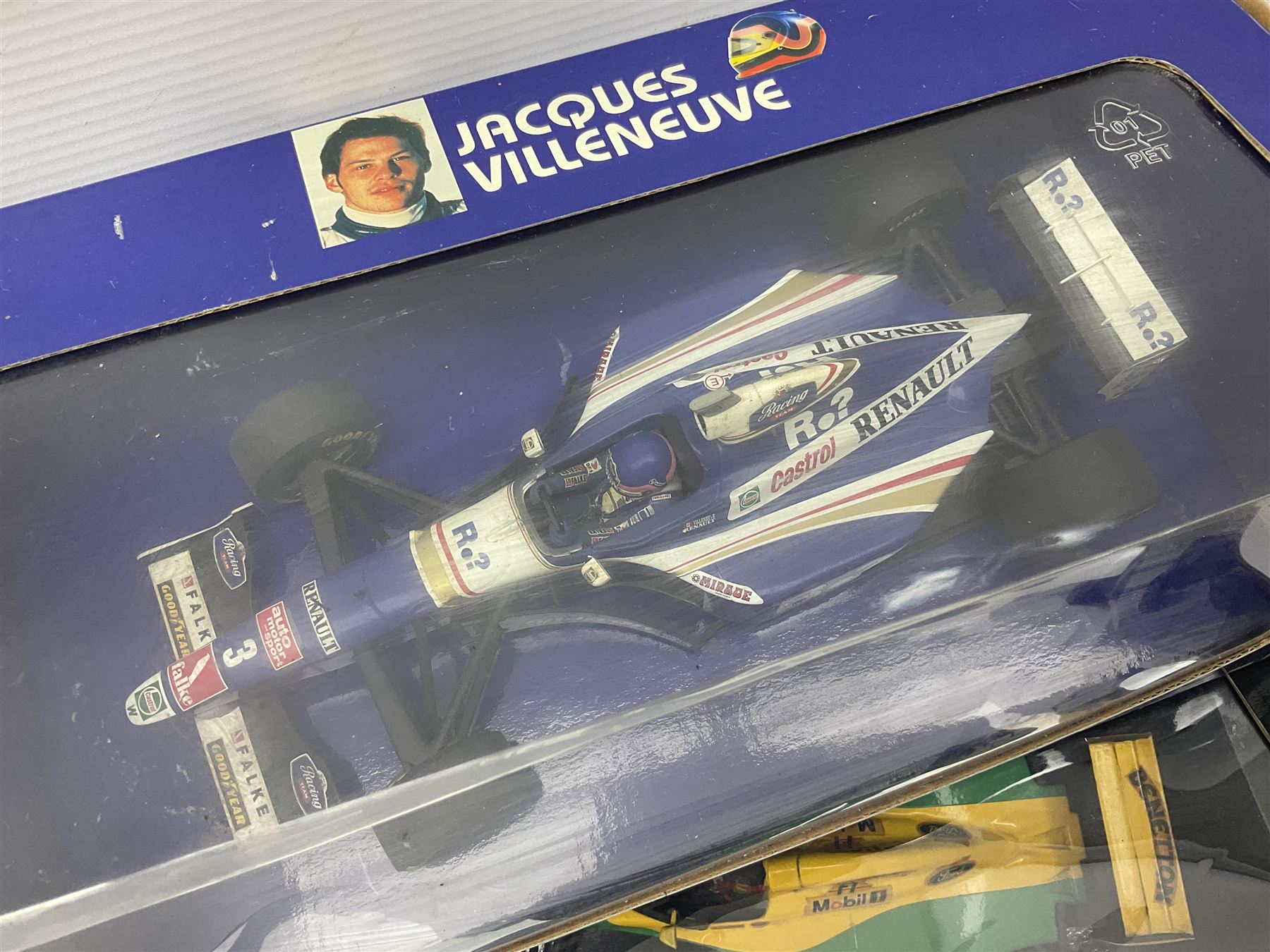 Four Paul's Model Art 1:18 scale die-cast racing cars - Jacques Villeneuve Williams Mecachrome Launc - Image 5 of 9