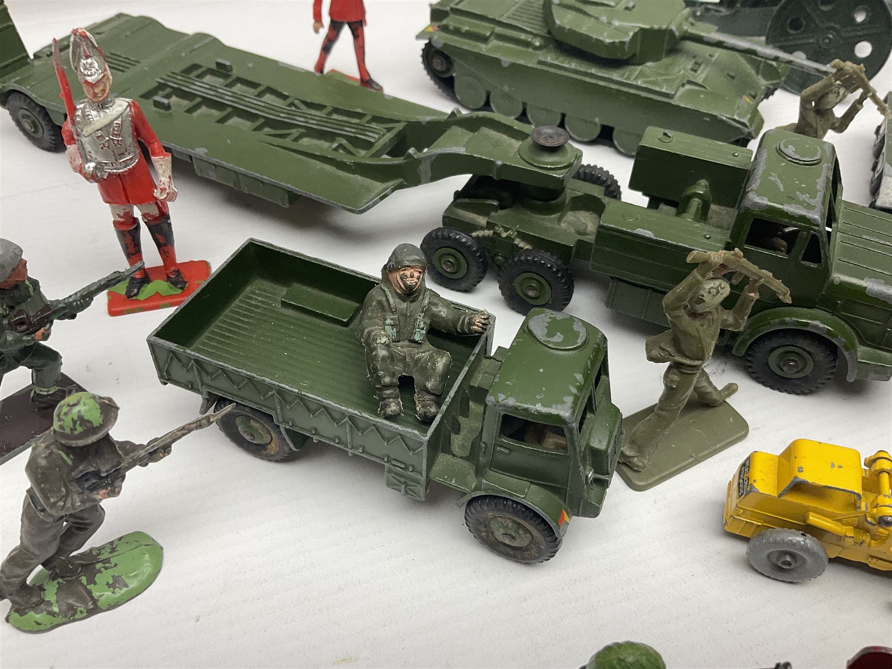 Various makers - unboxed and playworn die-cast models including Dinky Thornycroft Mighty Antar Tank - Image 9 of 15