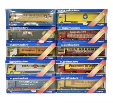 Corgi - nine Superhaulers 1:64 scale vehicles comprising TY86711