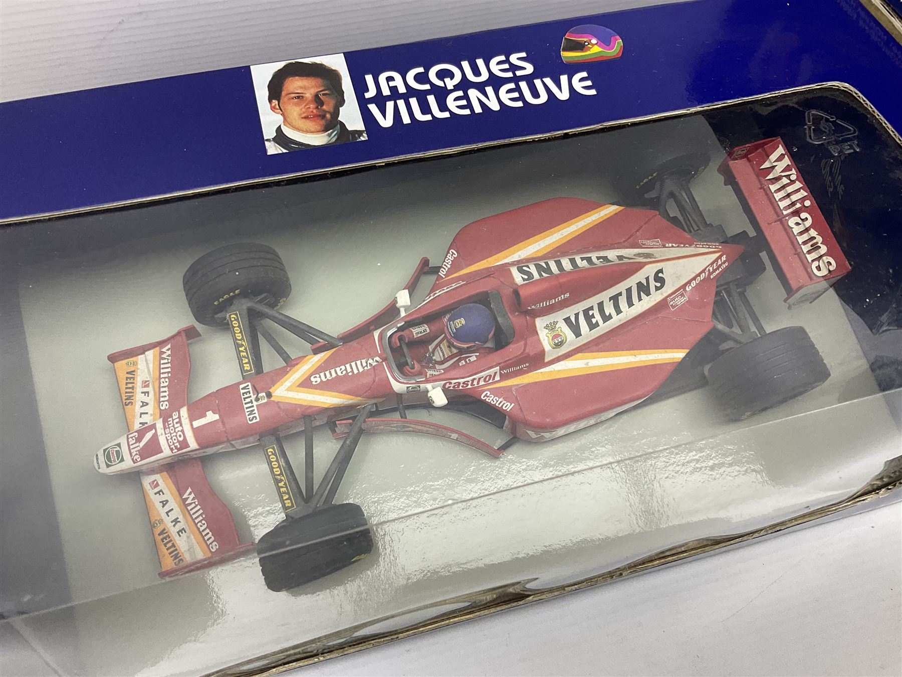 Four Paul's Model Art 1:18 scale die-cast racing cars - Jacques Villeneuve Williams Mecachrome Launc - Image 3 of 9