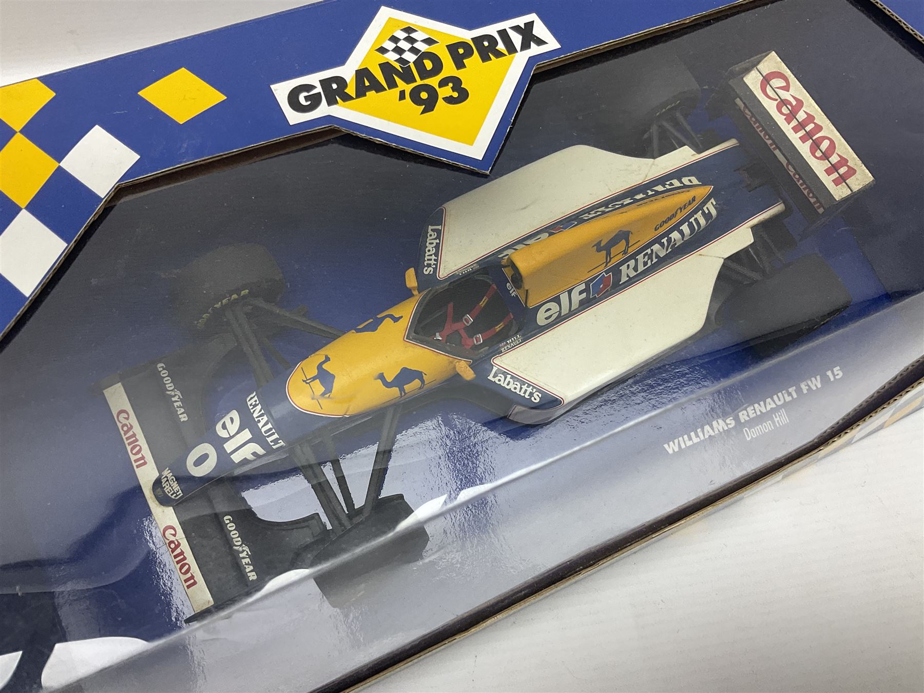 Three Paul's Model Art 1:18 scale die-cast racing cars - Grand Prix Williams Renault FW16 D. Hill; H - Image 9 of 10