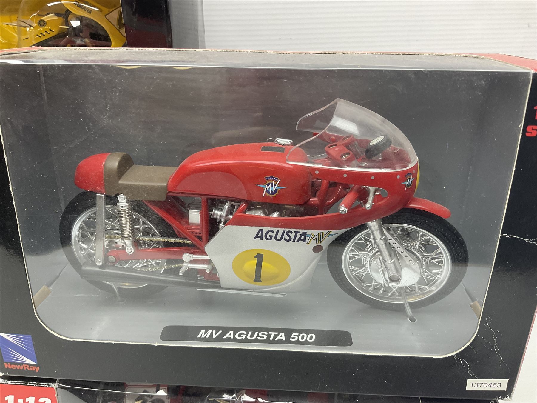 Nine NewRay 1:12 scale die-cast models of motorcycles including Ducati - Image 6 of 15