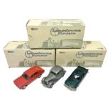 Three Lansdowne Models 1:43 scale models - 1965 Humber Sceptre MkII Four Door Saloon; 1970 Hillman A