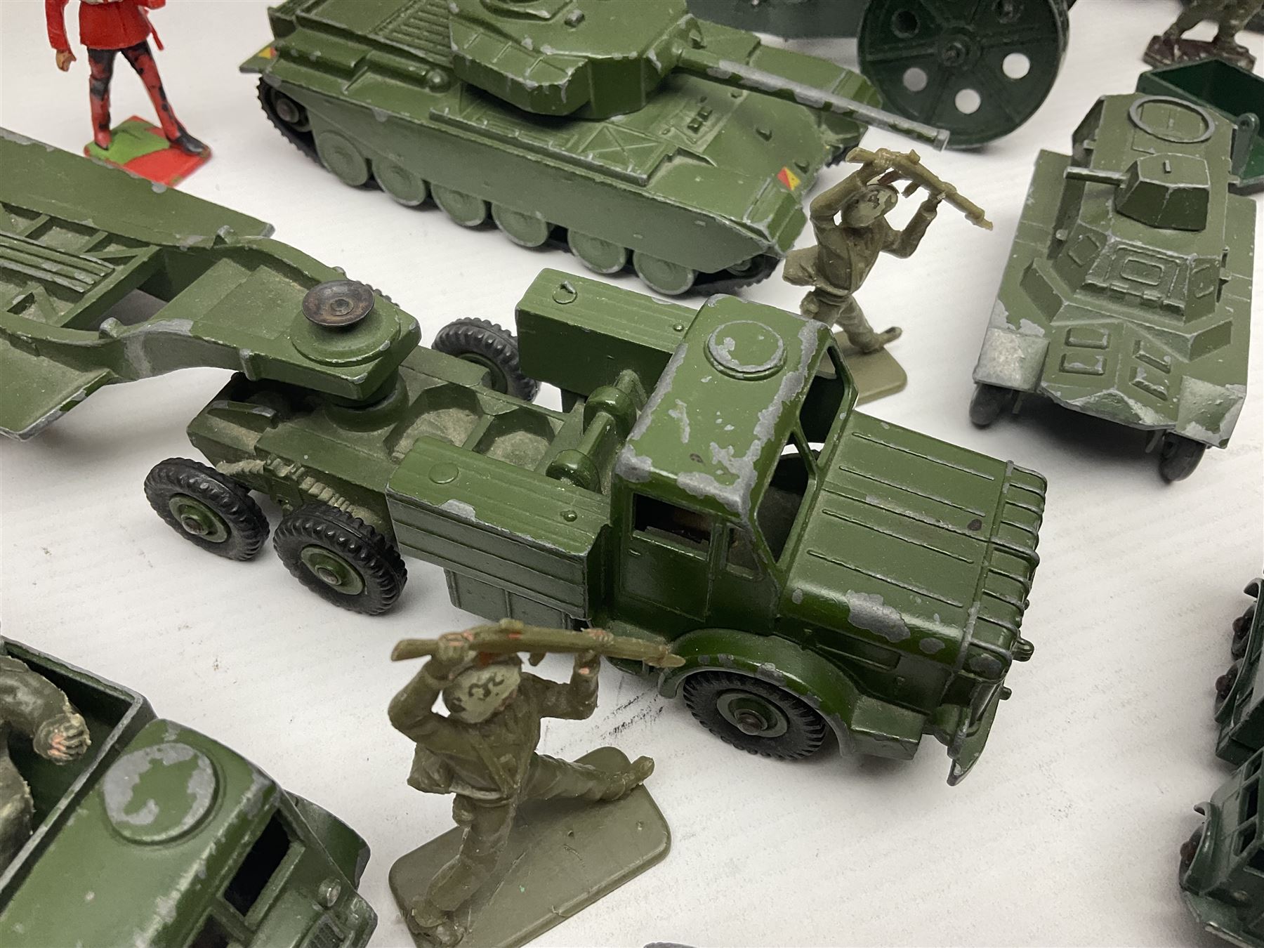 Various makers - unboxed and playworn die-cast models including Dinky Thornycroft Mighty Antar Tank - Image 10 of 15