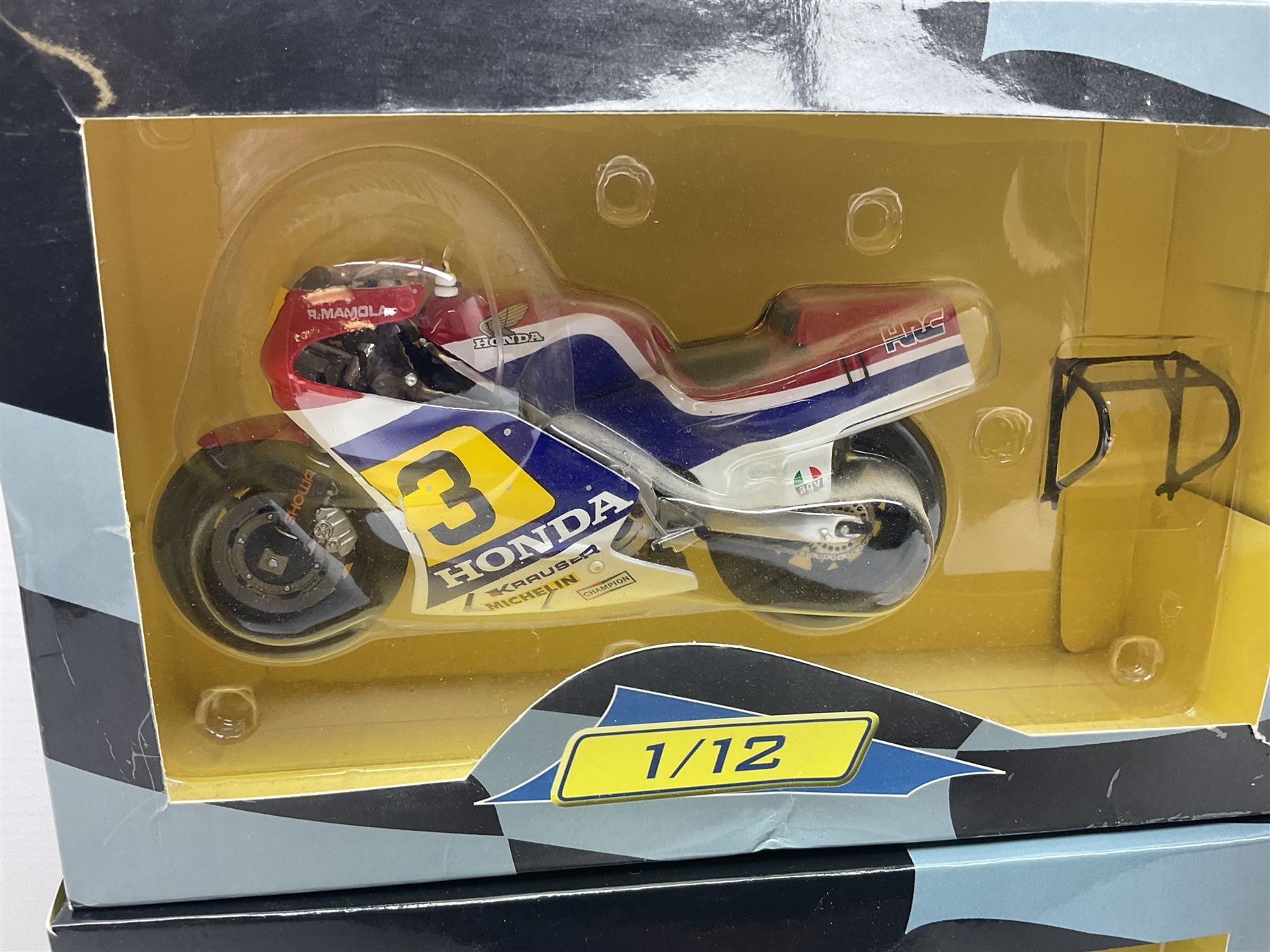Nine NewRay 1:12 scale die-cast models of motorcycles including Ducati - Image 12 of 15
