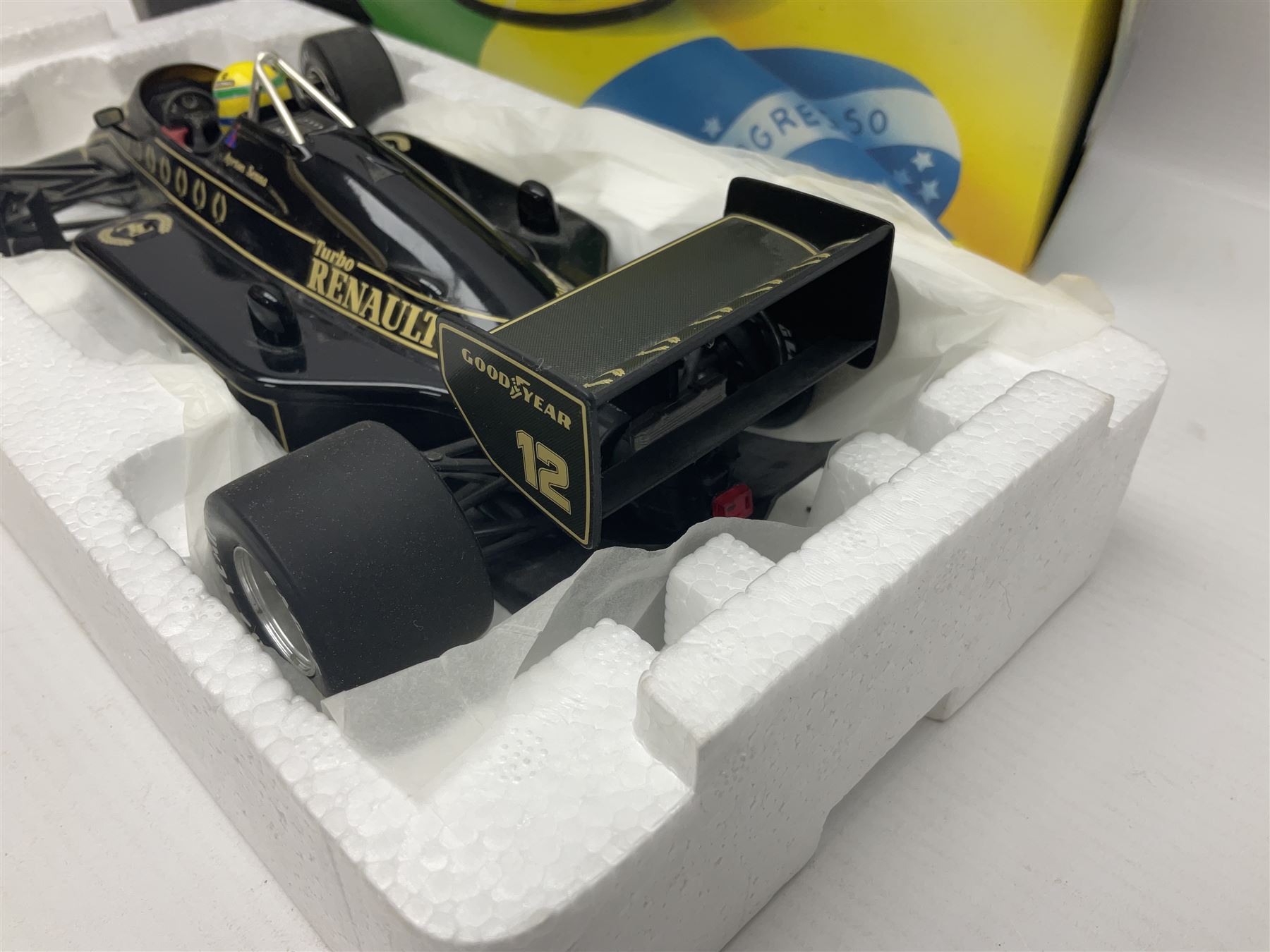 Ayrton Senna Racing Car Collection - Lotus Renault 97T 1985; boxed - Image 5 of 10