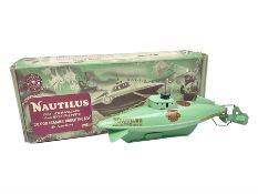 Sutcliffe Models "Nautilus" Submarine from Walt Disney's 20000 Leagues Under the Sea; tinplate clock