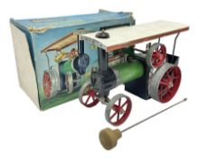 Mamod TE1A live steam traction engine with burner