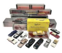 Twelve 1:43 scale die-cast models including TrueScale boxed 1965 Rolls Royce Phantom V Mulliner Park