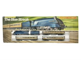 Hornby '00' gauge - The Blue Streak train set with Class A4 4-6-2 locomotive 'Sir Nigel Gresley' wit