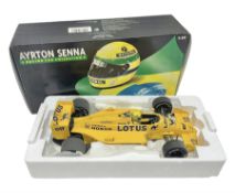 Ayrton Senna Racing Car Collection - 1987 Lotus Honda 99T; boxed
