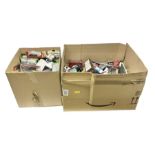 Large quantity of ex-shop stock die-cast model boxes for various makers