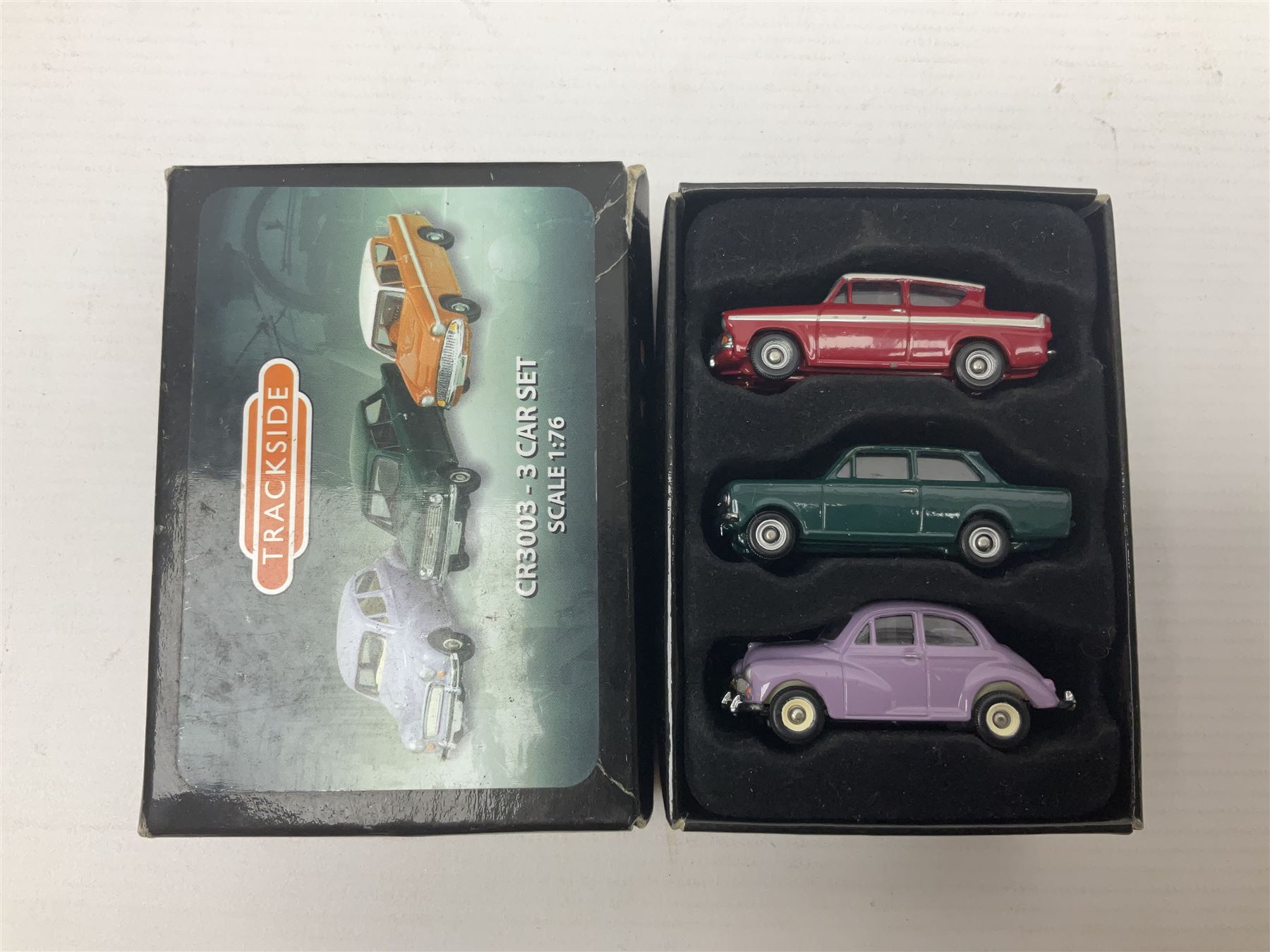 Over forty 1:76 scale die-cast models of cars and commercial vehicles; some boxed; and eight small s - Image 9 of 16