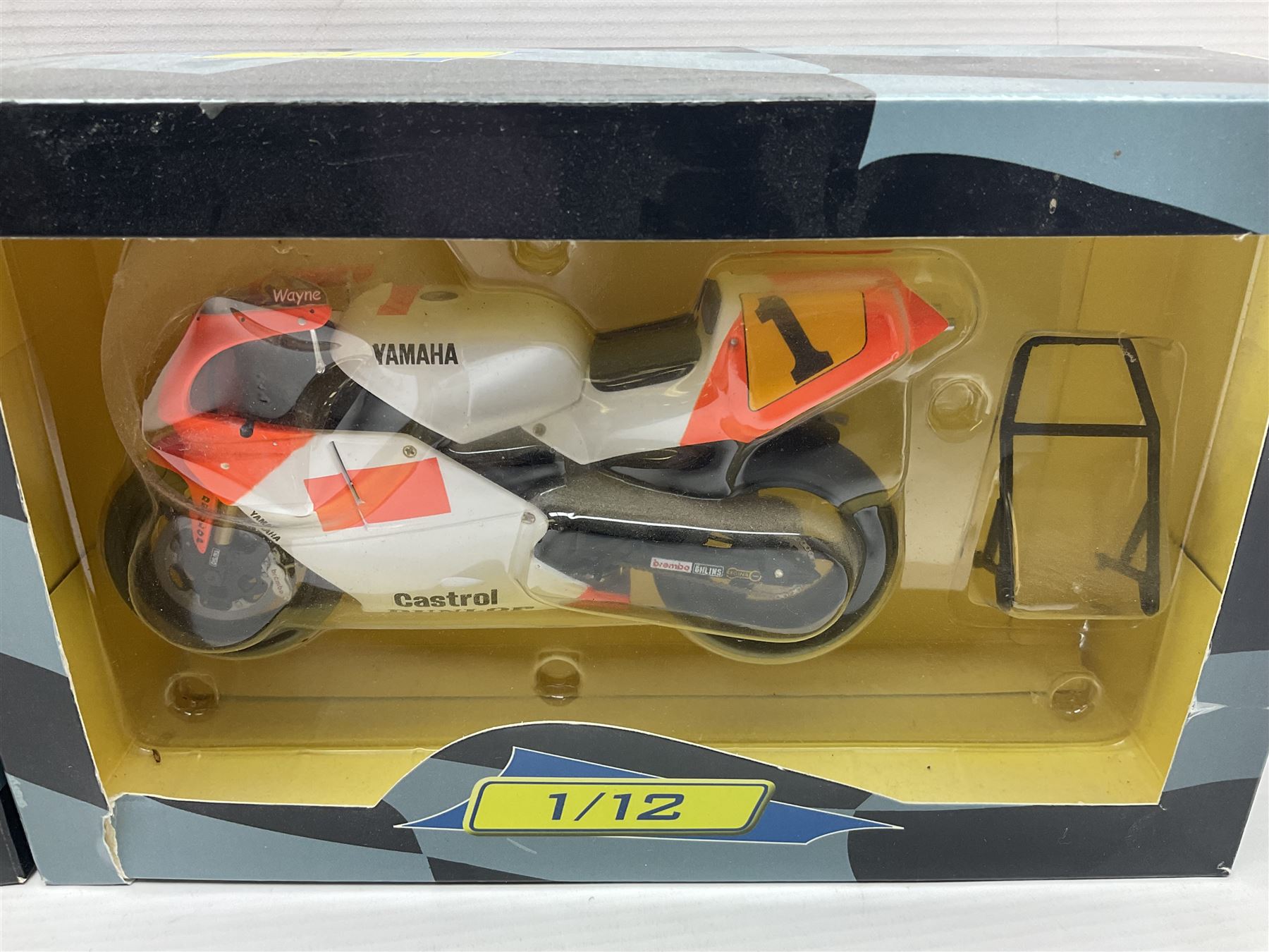 Nine NewRay 1:12 scale die-cast models of motorcycles including Ducati - Image 15 of 15