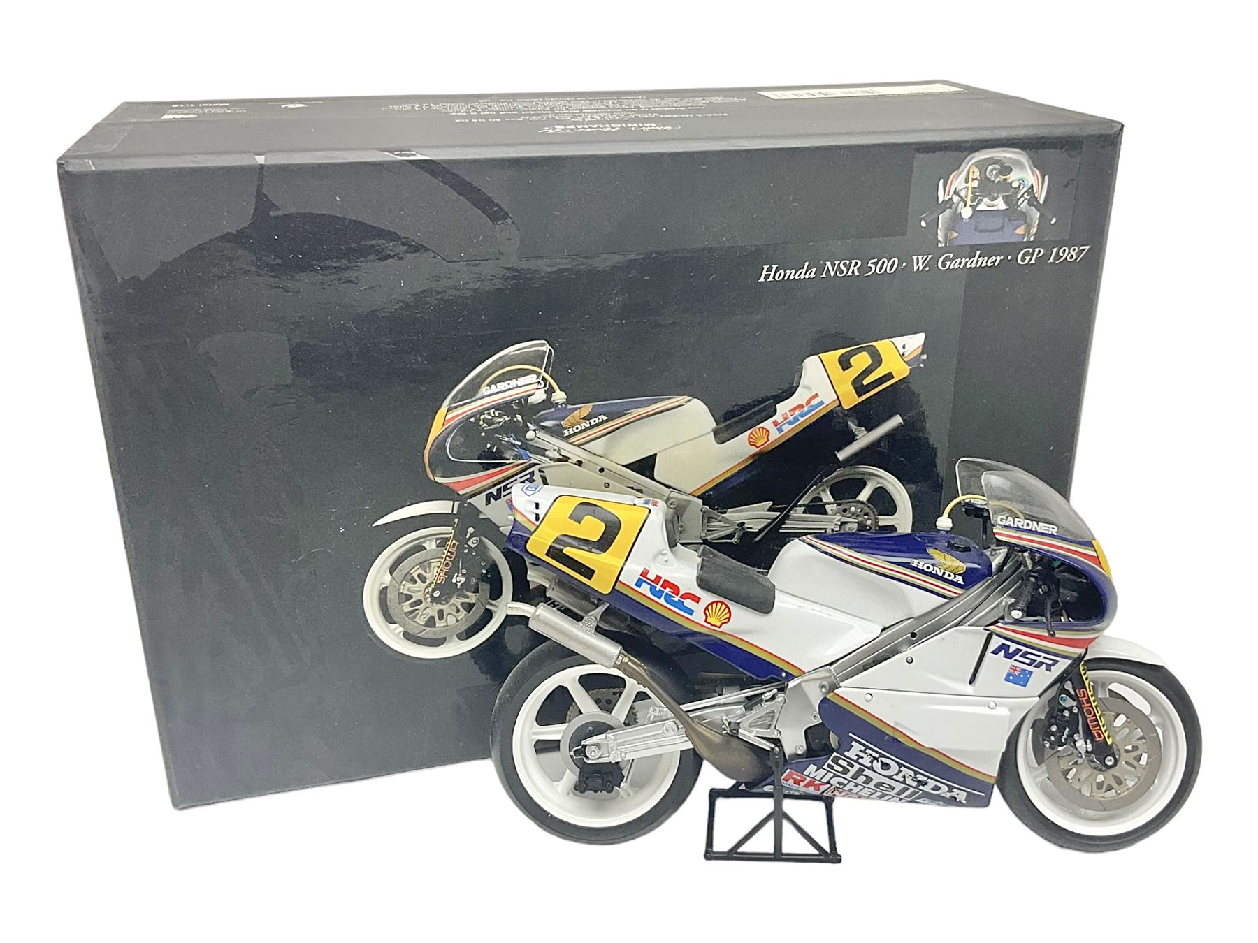 Minichamps Classic Bike Series 1:12 scale die-cast model - Honda NSR500 Wayne Gardner GP1987; boxed