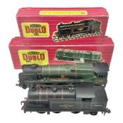 Hornby Dublo - 2-rail Class N2 0-6-2 tank locomotive No.69550; boxed with instruction leaflet; and R