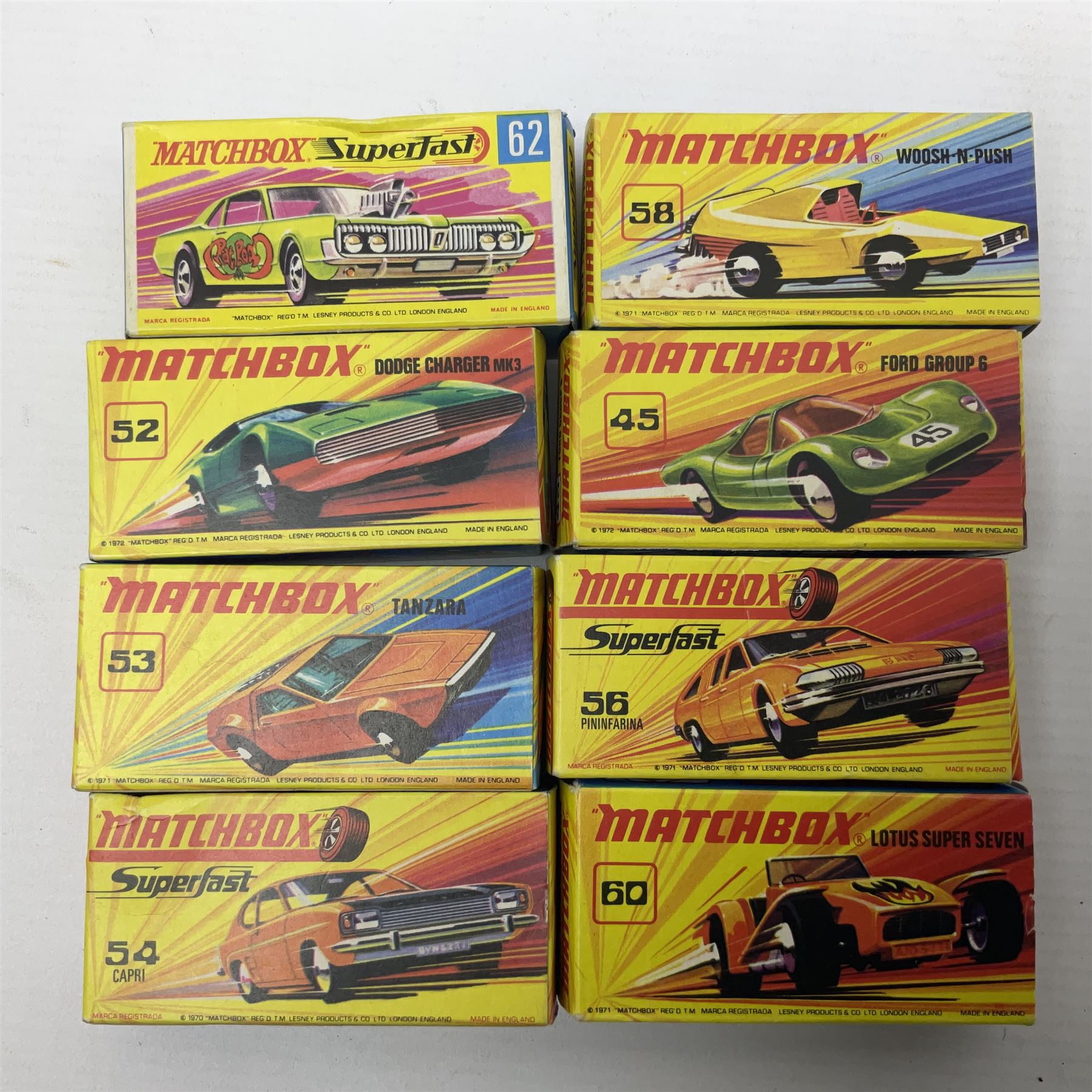 Matchbox 1-75 Series 'Superfast' ex-shop stock - eight models comprising 45c Ford Group 6 - Image 12 of 12