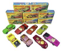 Matchbox 1-75 Series 'Superfast' ex-shop stock - eight models ccomprising 30d Beach Buggy