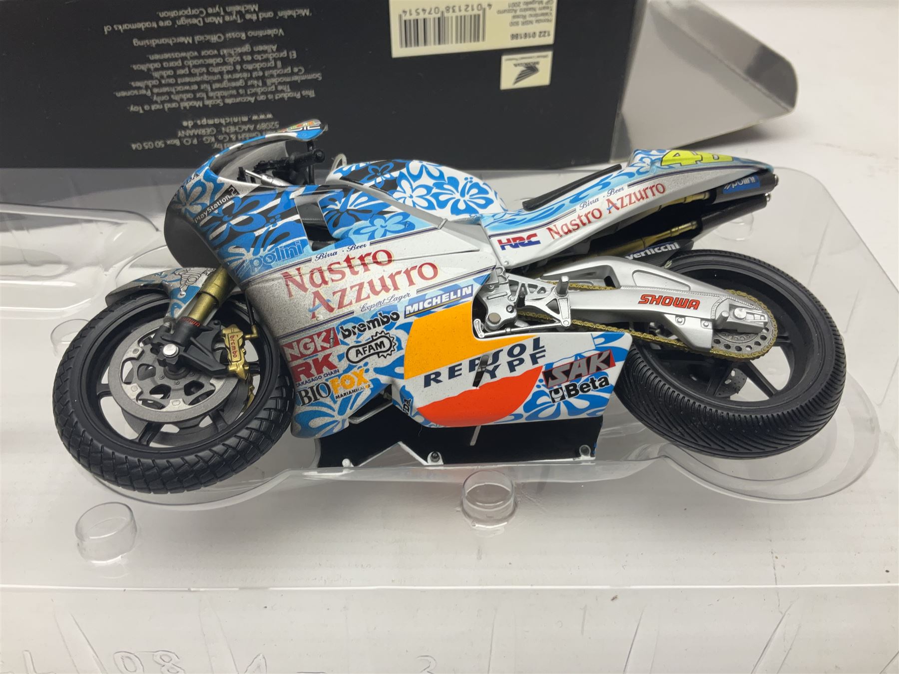 Two Minichamps limited edition Valentino Rossi Collection 1:12 scale die-cast motorcycles - Honda NS - Image 11 of 11
