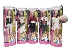 Barbie Girls Aloud - full set of five 2005 ‘Fashion Fever’ dolls; all unopened in boxes with two-pie