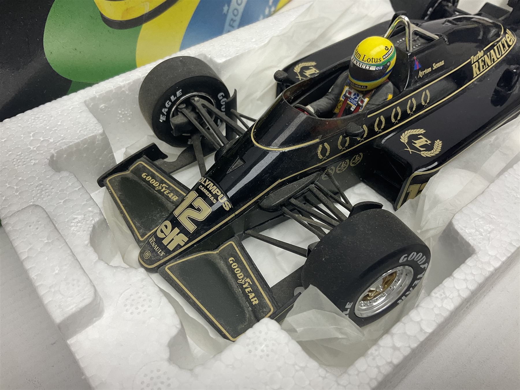 Ayrton Senna Racing Car Collection - Lotus Renault 97T 1985; boxed - Image 2 of 10