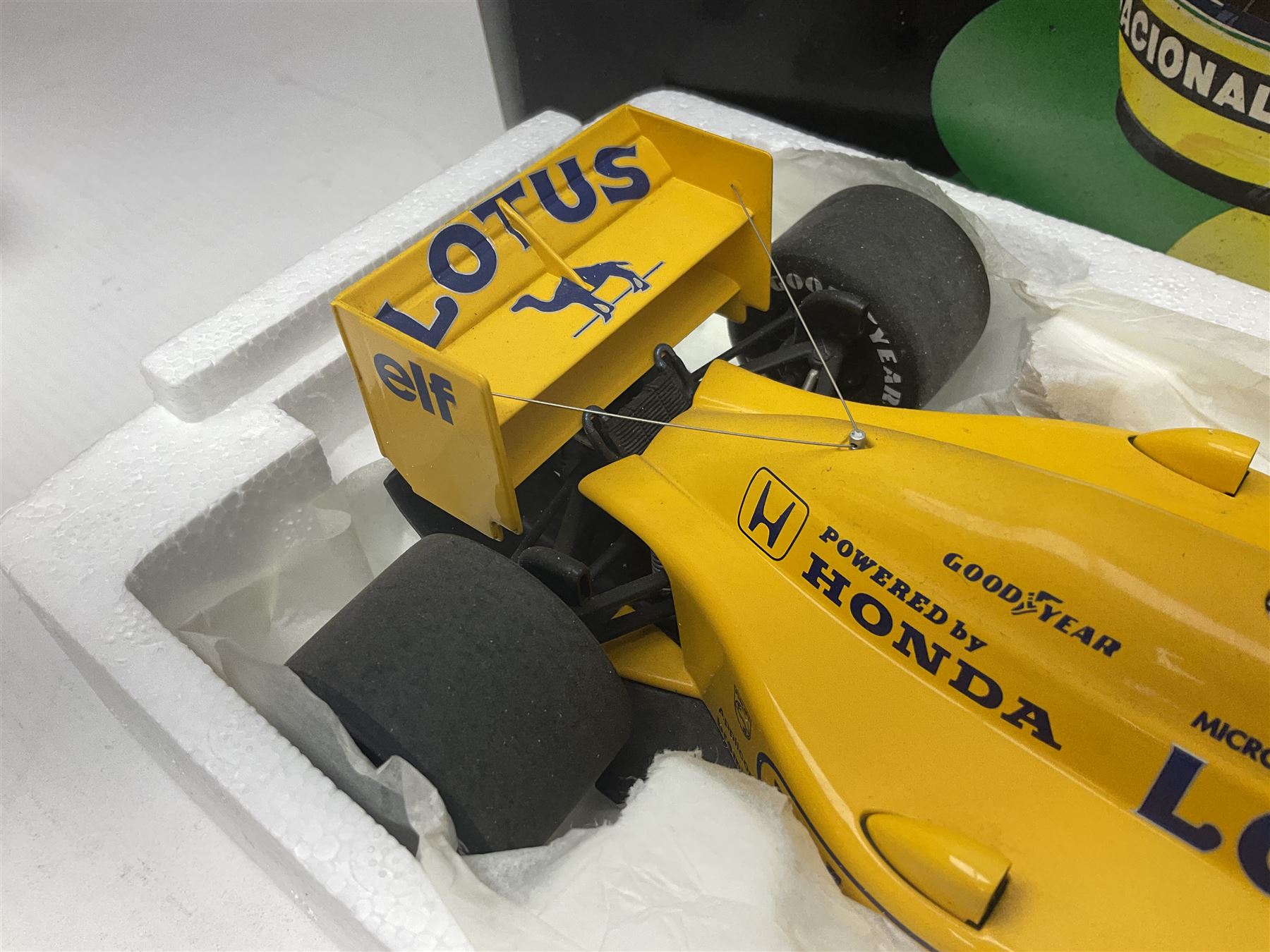 Ayrton Senna Racing Car Collection - 1987 Lotus Honda 99T; boxed - Image 5 of 9