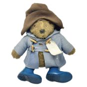 Paddington Bear with plush covered body