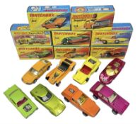 Matchbox 1-75 Series 'Superfast' ex-shop stock - eight models comprising 45c Ford Group 6