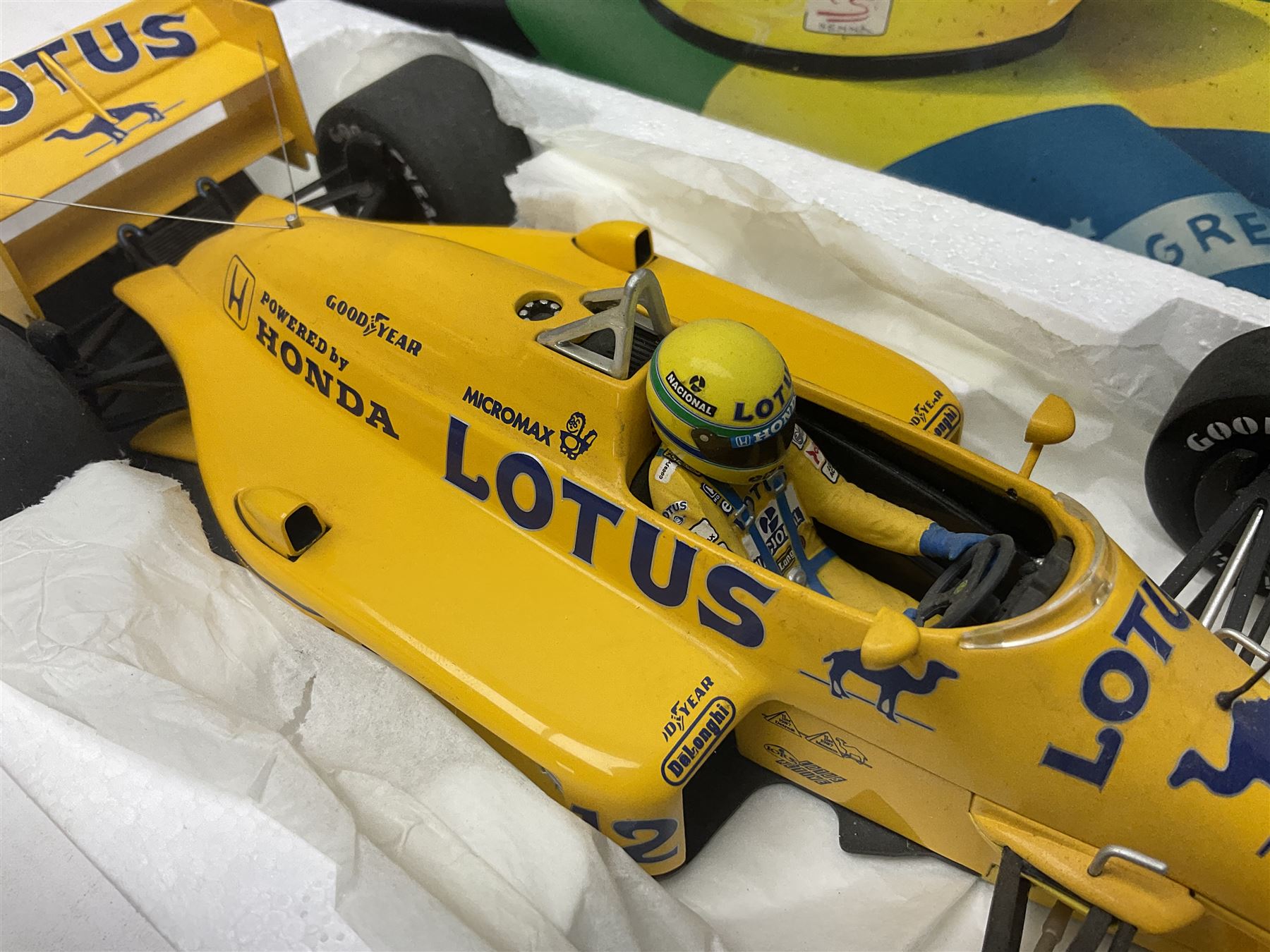 Ayrton Senna Racing Car Collection - 1987 Lotus Honda 99T; boxed - Image 4 of 9