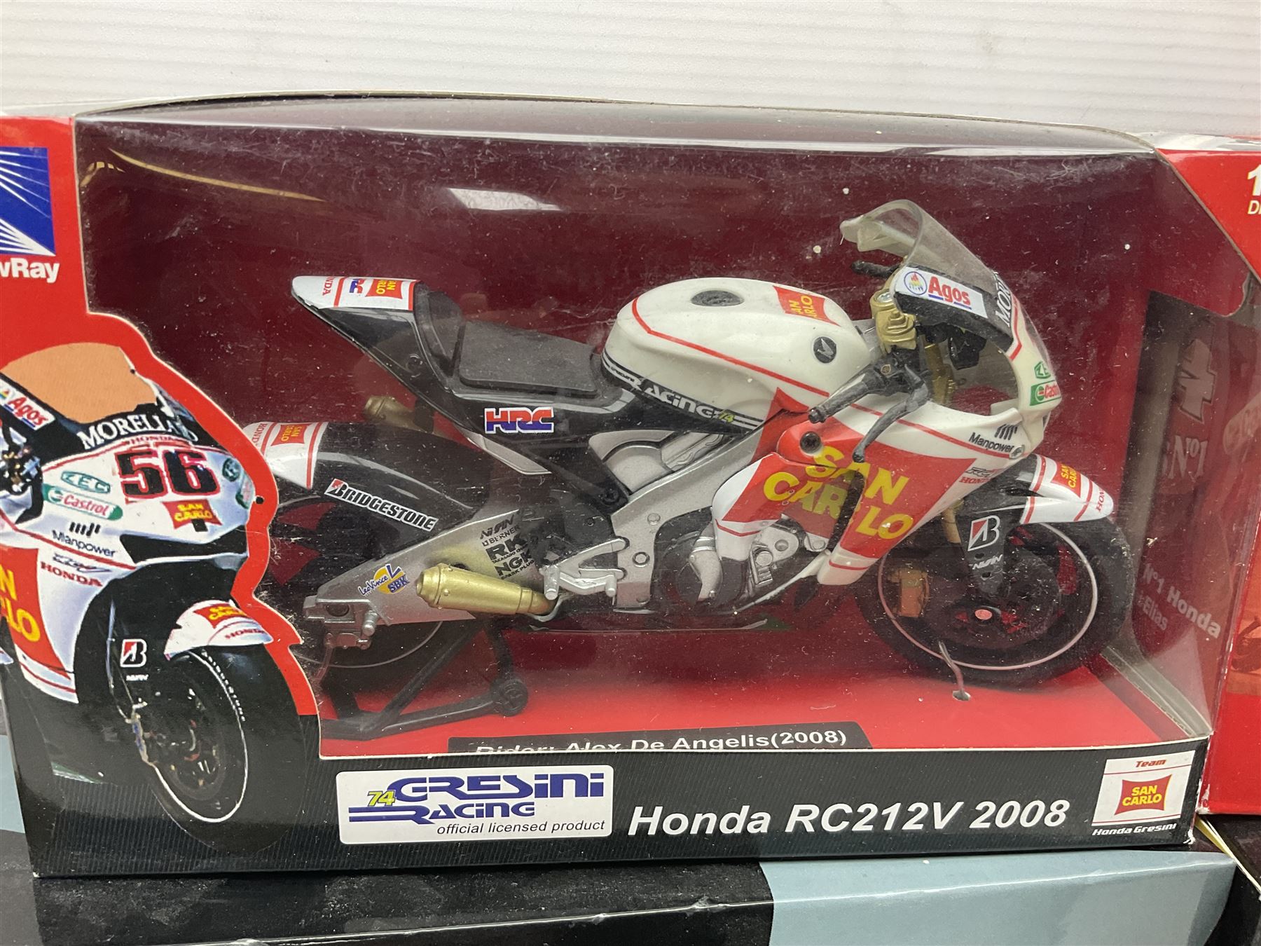 Nine NewRay 1:12 scale die-cast models of motorcycles including Ducati - Image 10 of 15