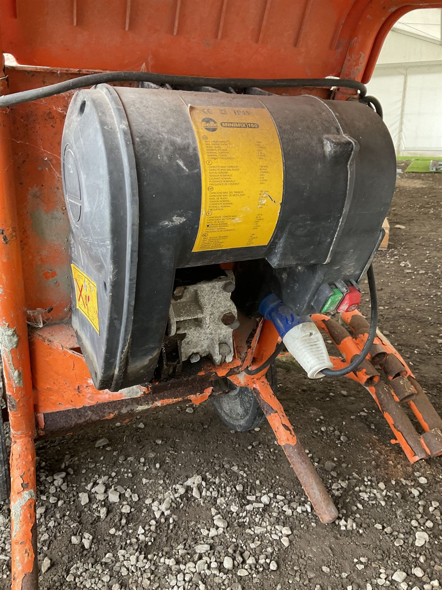 Belle MiniMix150 Cement mixer with stand - Image 5 of 5