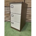 Triumph three drawer filing cabinet