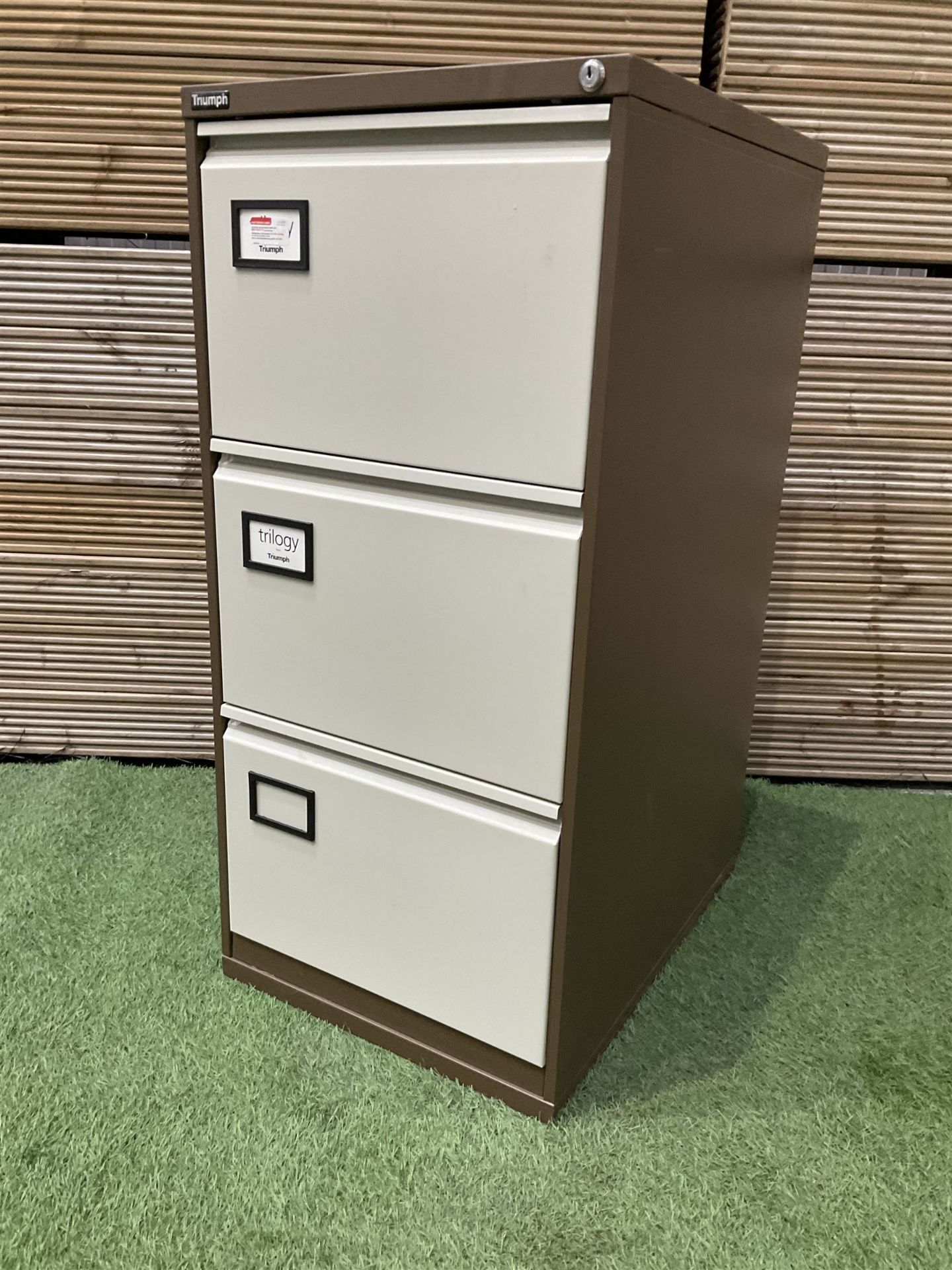 Triumph three drawer filing cabinet