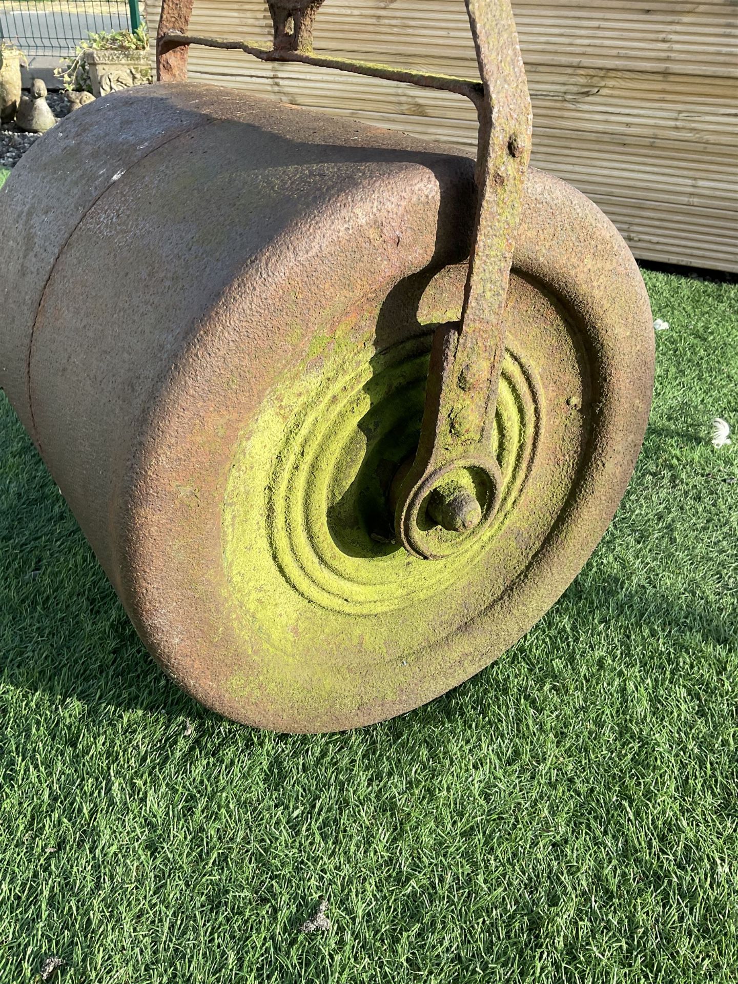Cast iron garden roller - Image 4 of 4