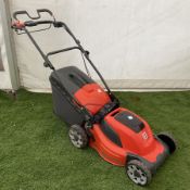 Husqvarna LC 141iV battery lawnmower with charger