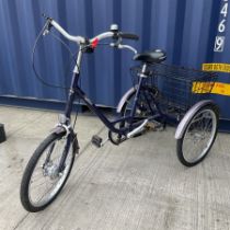 Pashley three speed tricycle with storage basket