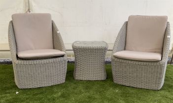 Rattan conservatory suite