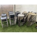 48 metal and plastic classroom stools