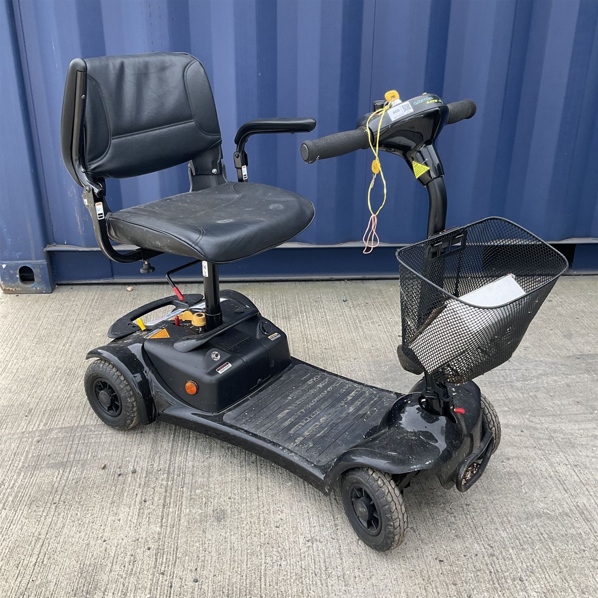 Ultra Lite Mobility scooter with two keys and charger - Image 2 of 3