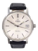 Omega Genève gentleman's stainless steel automatic wristwatch