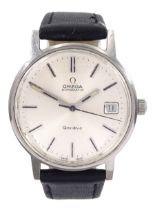 Omega Genève gentleman's stainless steel automatic wristwatch