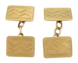 Pair of 9ct gold cufflinks